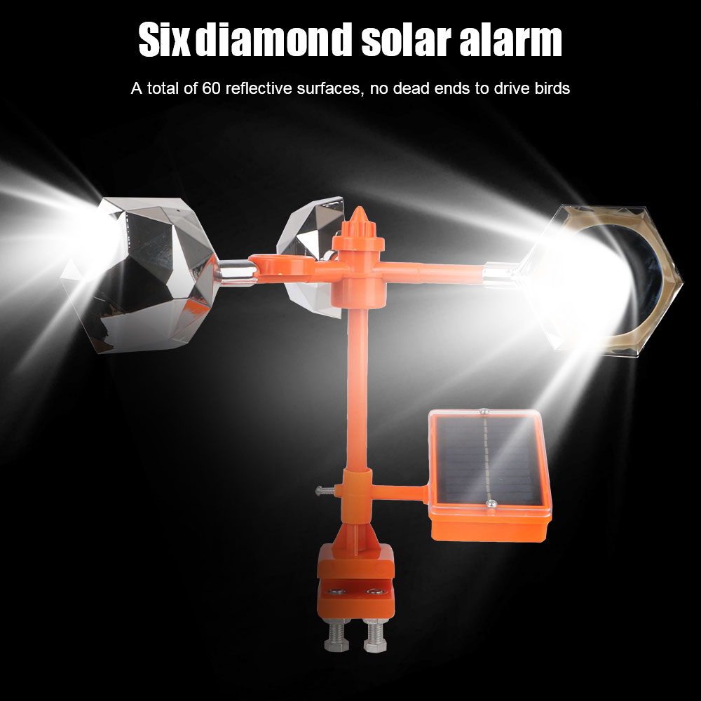 جهاز قيادة طارد الطيور العاكس  - مراجعة Solar Bird Scarer وسعره