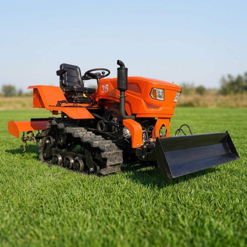 جرار زاحف رباعي الدفع بقوة 35  - مراجعة Agriculture Farming Tractor وسعره